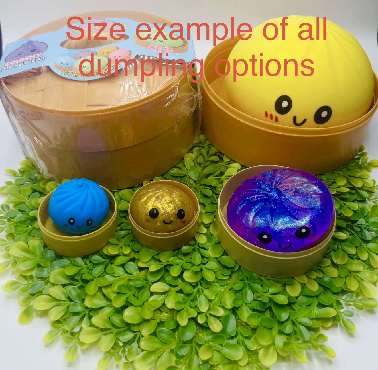 Mini Glitter Dumpling Squish *Mystery Color*