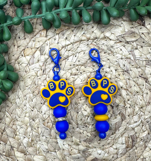 Zipper Pull/Key Chain- BPS Paw