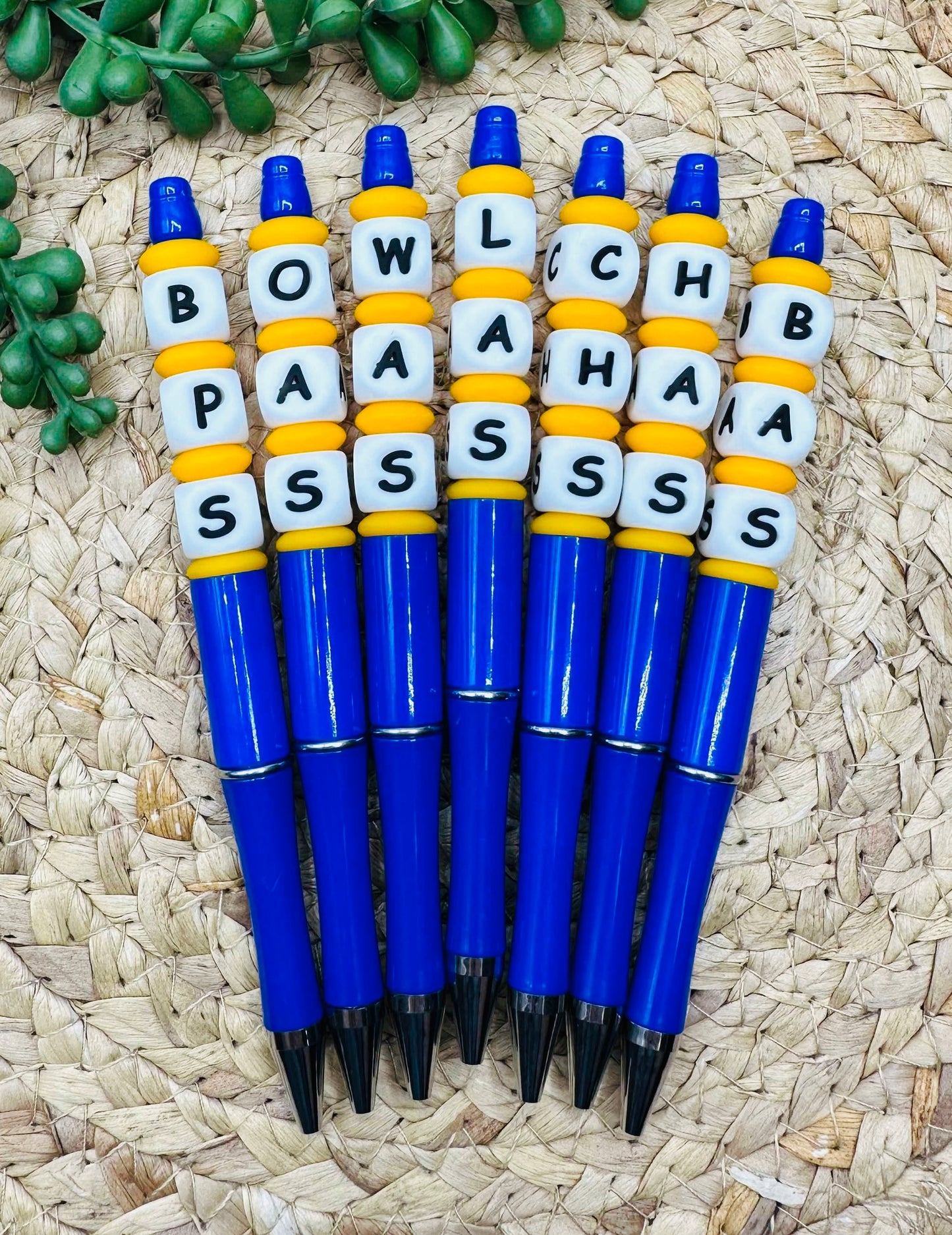 Pen- Blue School Initials