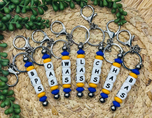 Key Chain- School Initials