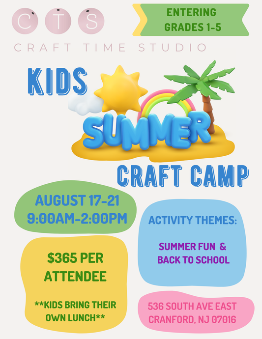 CTS Summer Craft Camp-August 17-21, 2026