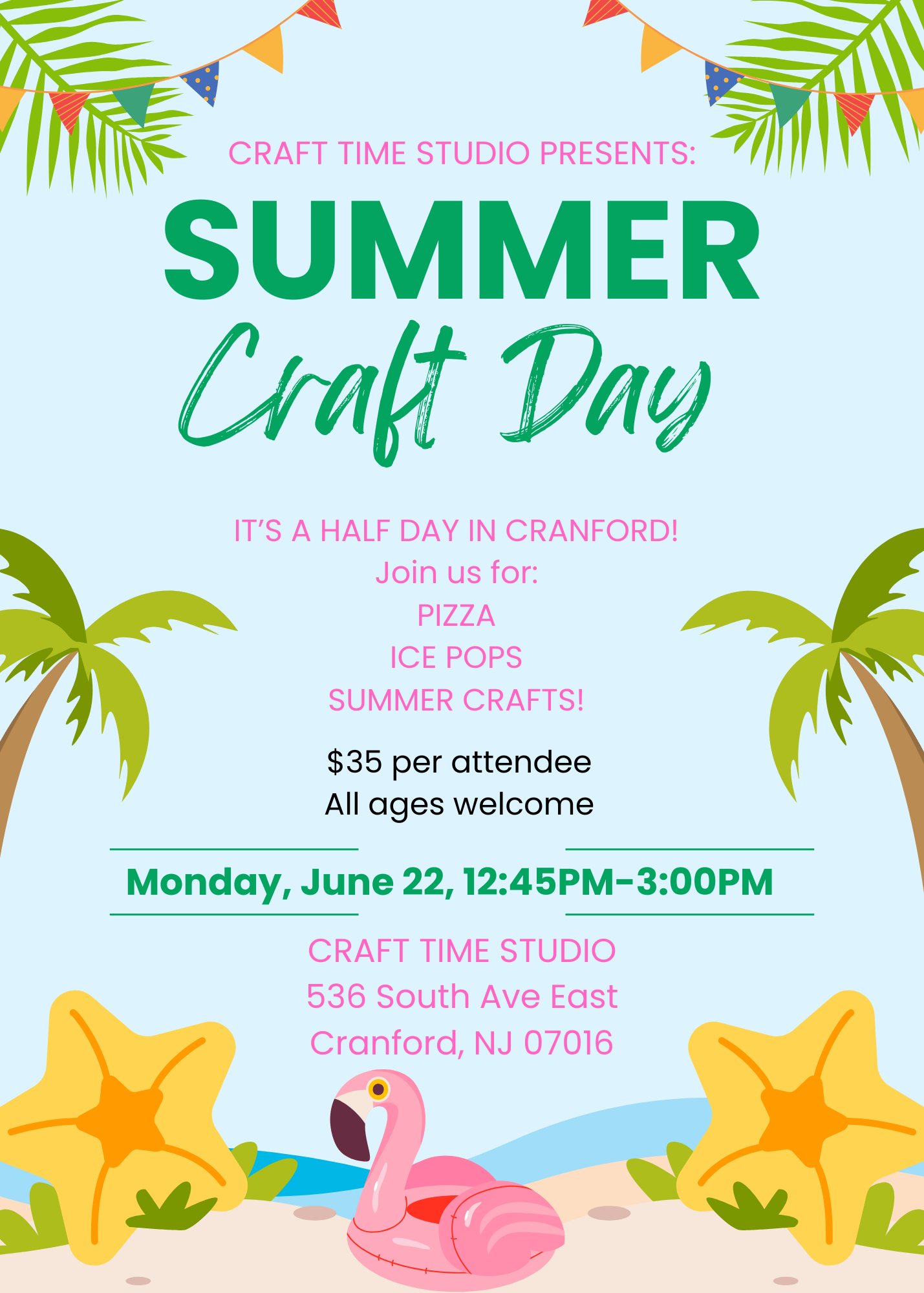 CTS Summer Craft Day-All Ages